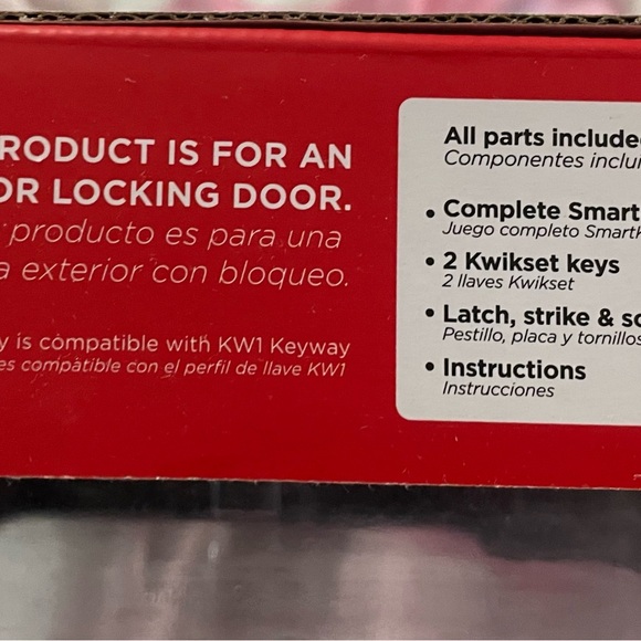 Kwikset Keyed Entry High Security Locking Door Handle With Smart Key Technology - Picture 6 of 11